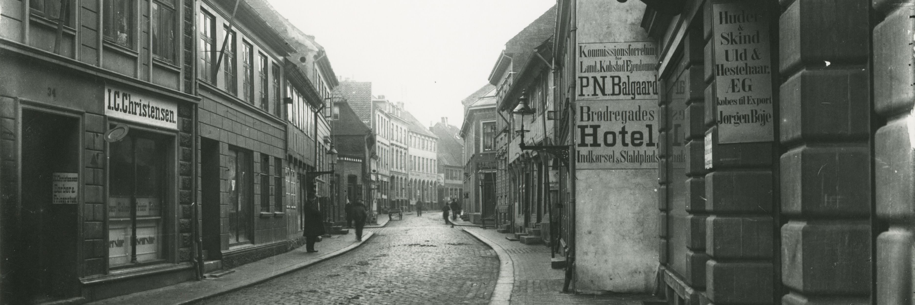 Brødregade/Tårngade i gamle dage